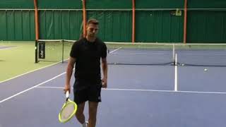 Stefano Napolitano is super accurate with his serve