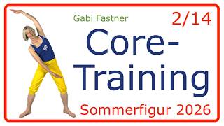 2/14 🌸 28 min. Core Training | flacher Bauch, schmale Taille | Körpermitte in Form, ohne Geräte
