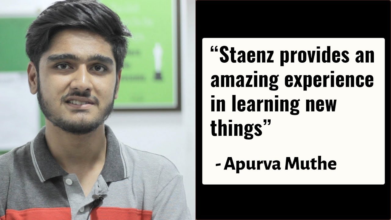 Student Testimonial Video of Learning Experience at Staenz Academy