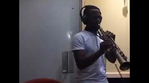 In studio @bongane_sax #unplugged on #Planethaaibo with Just Ice