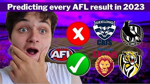PREDICTING EVERY AFL GAME/RESULT IN 2023!!