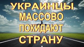 УКРАИНЦЫ МАССОВО ПОКИДАЮТ СВОЮ СТРАНУ!