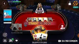 ZYNGA POKER HIGHSTAKES SHORT GAMEPLAY 317 WALLET TO ??? screenshot 4