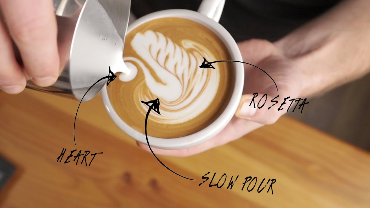 Latte Art Tutorial - Swan 