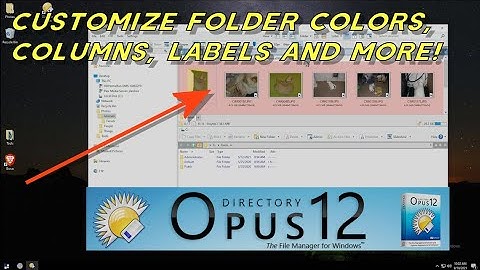 Directory Opus: Personalize Folder Colors, Columns, Labels and more!