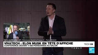 VivaTech : Elon Musk vient faire le show après sa rencontre avec Emmanuel Macron • FRANCE 24