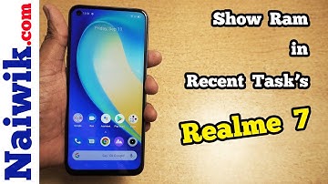 How to show available Ram  in Recent tasks || Show Ram usage in Realme 7
