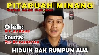 KATA KATA NASEHAT BAHASA MINANG part 1
