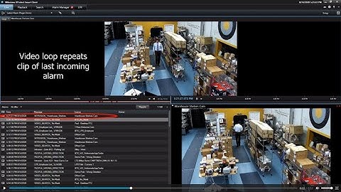 Latest Alarm Video Loop Plug-in for Milestone XProtect - DEMO VIDEO by App-Techs