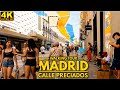 Madrid -City Center, Calle Preciados, Callao &amp; Gran Via  -Walking Tour - Spain-June 2022[4k60FPS]