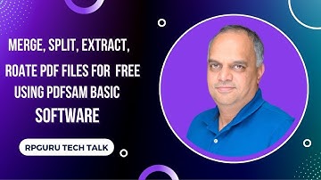 Steps to Merge Split Extract PDF Files for Free Using PDFSam Basic Software