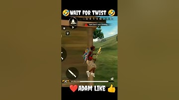 Adam tips and tricks IQ 😜+1000 To Kill Grandmaster players || funny 🤣 ending#freefire #funny #shorts