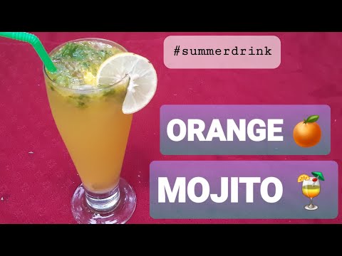Orange Mojito | Mojito recipe | How to make Orange Mojito | #shorts #shortvideo