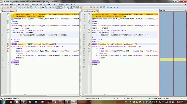 How to Compare two files in Notepad++ (Step-by-step explanation) [ ENGLISH SUBTITLES]