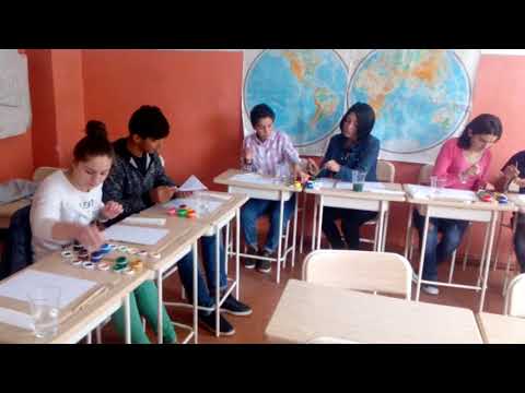 ქსოვრისის საჯარო სკოლა. თავისუფალი გაკვეთილი ხელოვნებაში N10