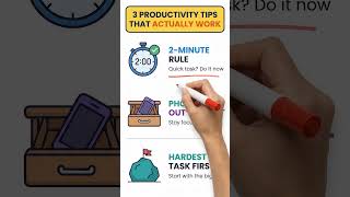3 Productivity Tips That Actually Work 🚀 #Shorts