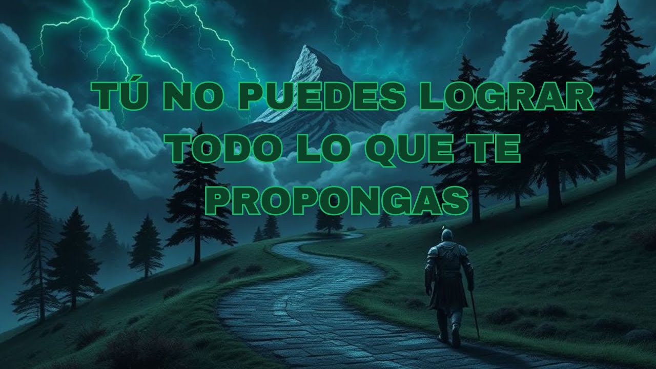 Tú no puedes lograr todo lo que te propongas - YouTube