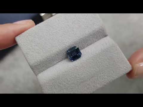 Cobalt blue spinel 1.47 ct in octagon cut from Tanzania Video  № 2