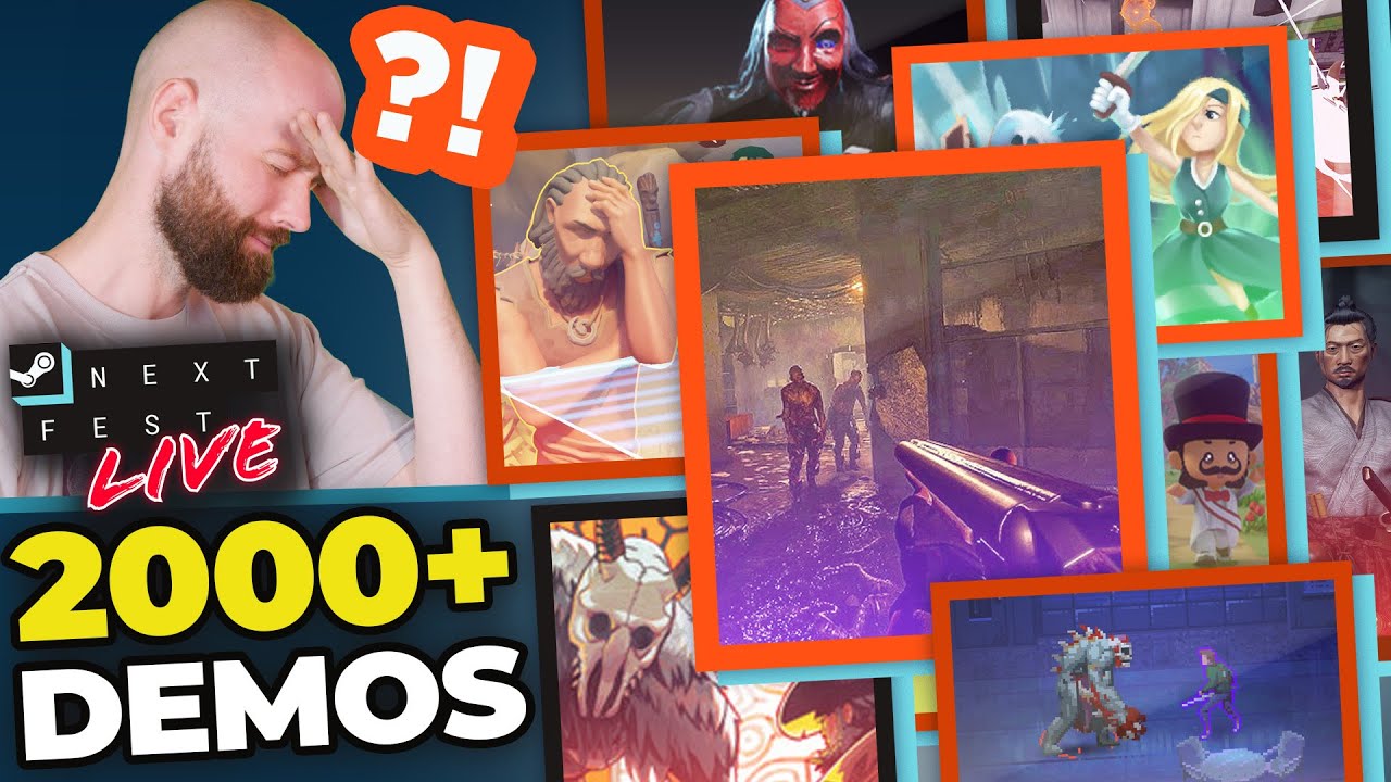 Playing EVERY Steam Next Fest Demo (Day 3) - YouTube
