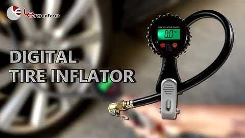 DTI-13G Tire inflator with digital pressure gauge, heavy-duty made by lematec