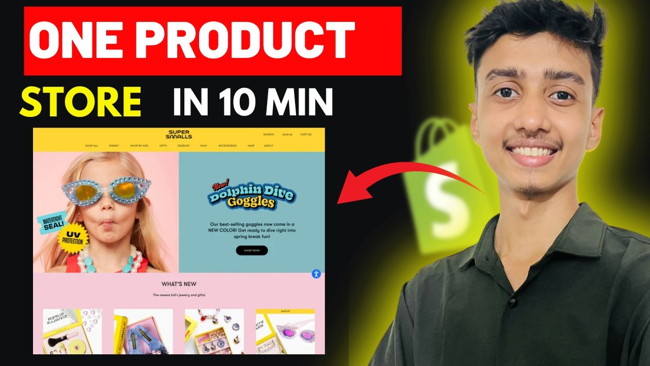Shopify One Product Store | Horizon Theme Setup - YouTube