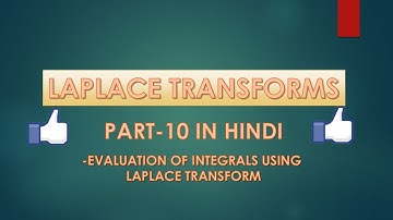 #10.Evaluation Of Integrals Using Laplace Transform |AEM|👍