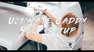 Vw Caddy Roof Bars + Awning Rail + Awning Rail setup. by STITCHES + STEEL 8,482 views 1 year ago 6 minutes, 9 seconds