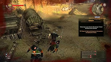 The Witcher 2 Combat Basics - Striking and Parrying - The Witcher 2 Tutorial [HD] [720p]
