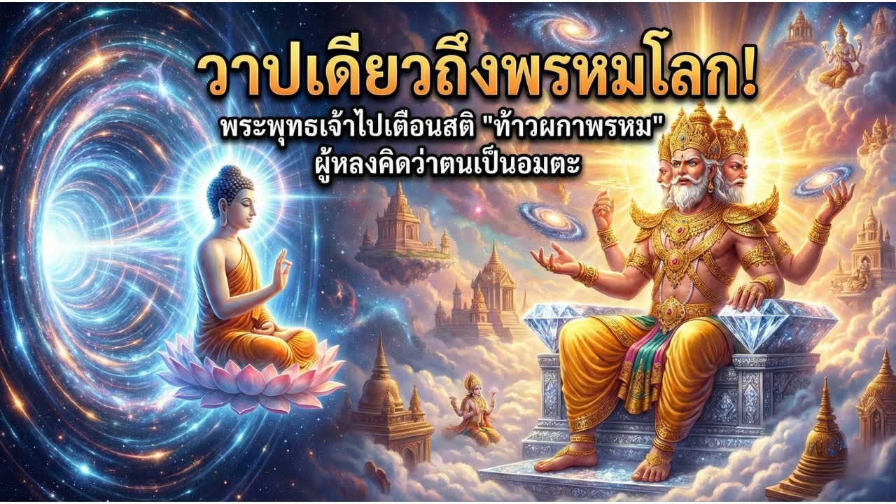 พระพุทธเจ้า 'วาป' ไปพรหมโลกทำไม? เปิดเบื้องหลังการเตือนสติท้าวผกาพรหม' ผู้หลงคิดว่าตนเป็นอมตะ