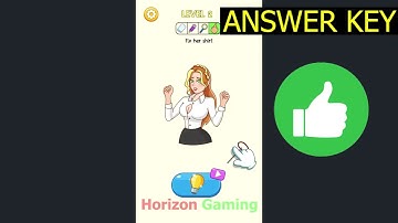 DOP Brain Delete Puzzle LEVEL 2 Fix her shirt - Gameplay Walkthrough Android IOS