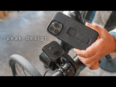 ピークデザイン　iPhone13プロ用ケース　自転車マウントセット iPhoneをハンドルに取付けるベストな方法 – PEAK DESIGN バイク