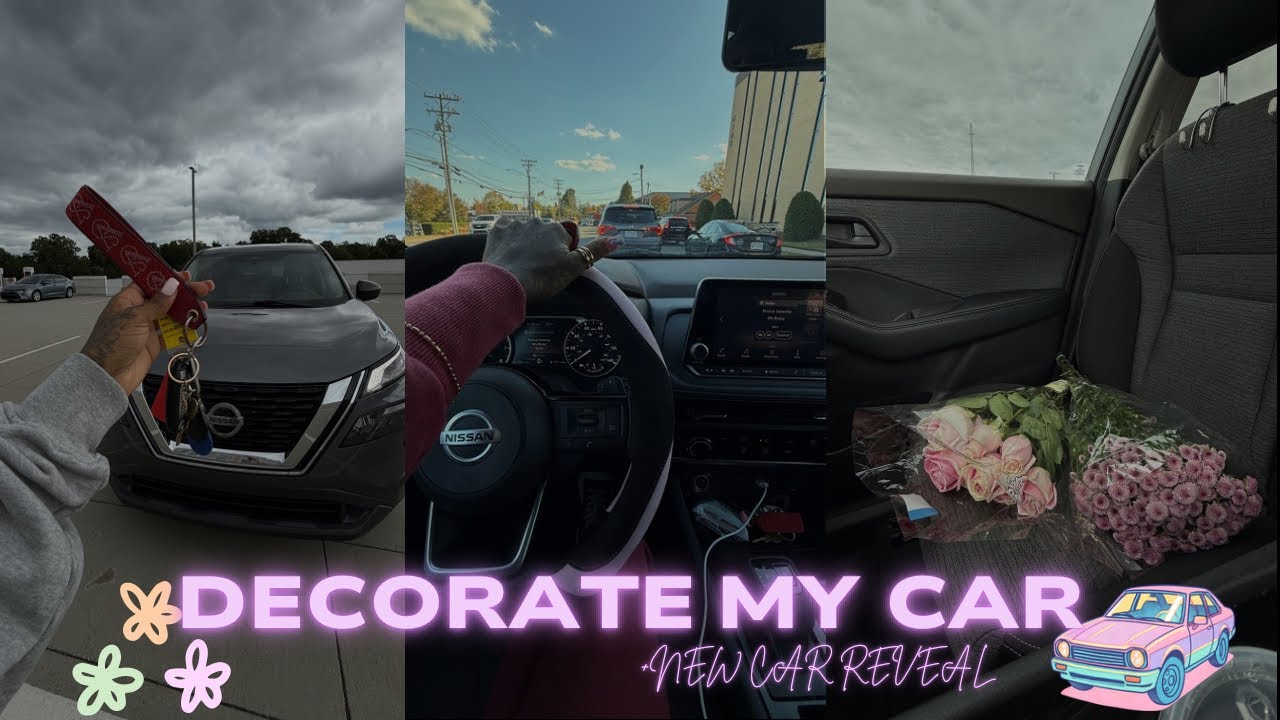 Украсьте мою машину вместе со мной + показ новой машины! ✨💗