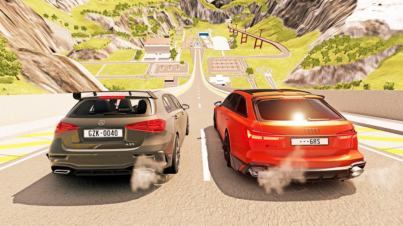 Epic High Speed Traffic Car Crashes 4k 🔥BeamNG Drive #11 | Zambario Gamers