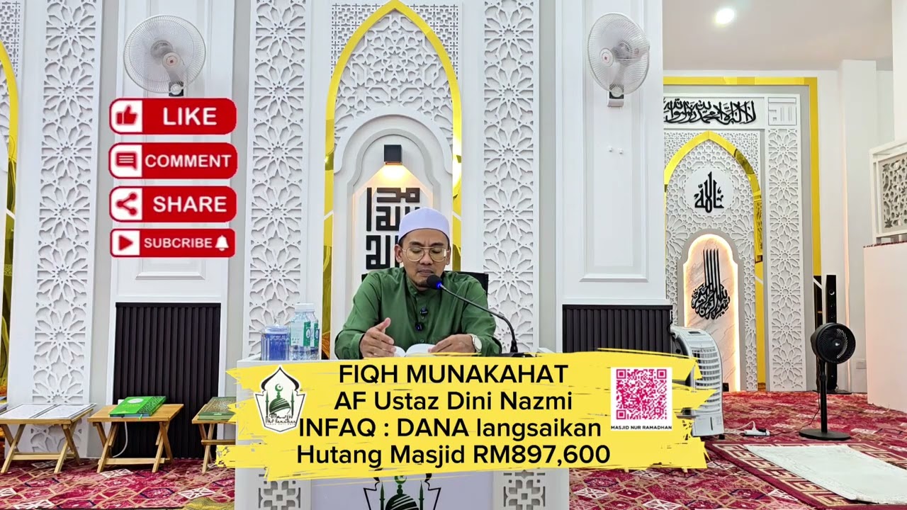 02 | Kitab Fiqh Munakahat | Hukum Nikah Menurut Syarak | Masjid Nur Ramadhan Simpang Pulai Perak