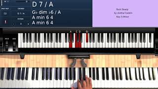 Video thumbnail of "Rock Steady (by Aretha Franklin) - Piano Tutorial"