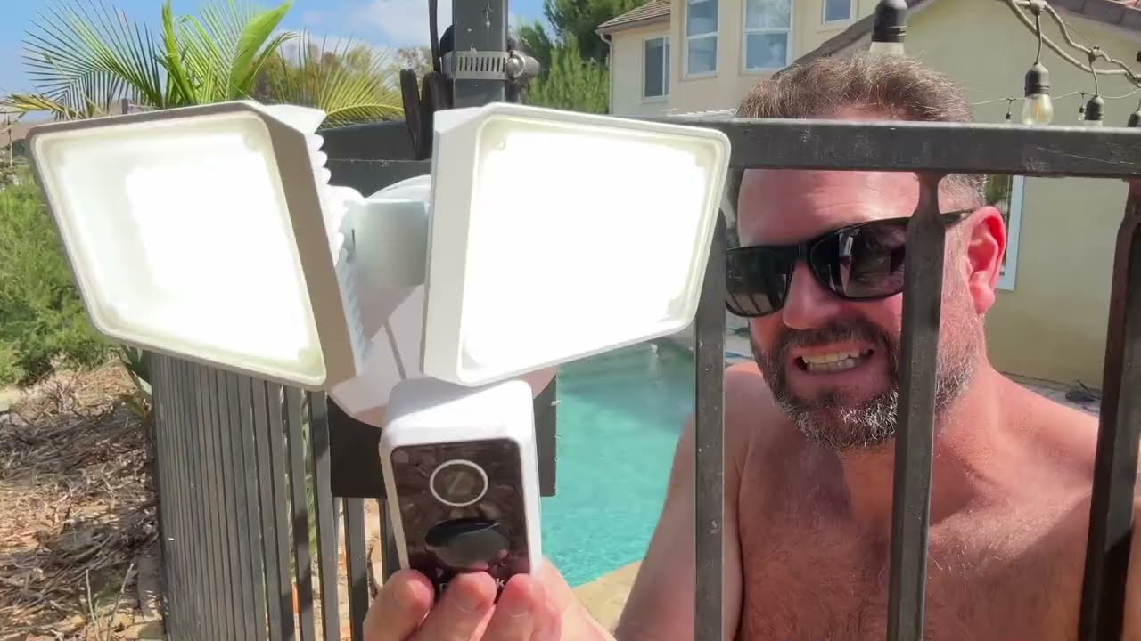 Обзор камеры видеонаблюдения DeerTalk Security Floodlight | Уличная WiFi-камера 2K с сиреной и да...