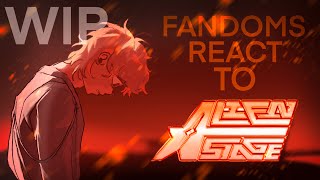 !WIP! fandoms react to... | LUKA 3/6 | alien stage | put speed at 2x
