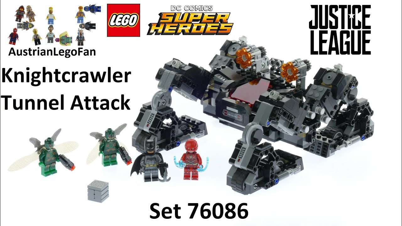 Lego Super Heroes 76086 Tunnel Attack - Lego Speed Build Review - YouTube