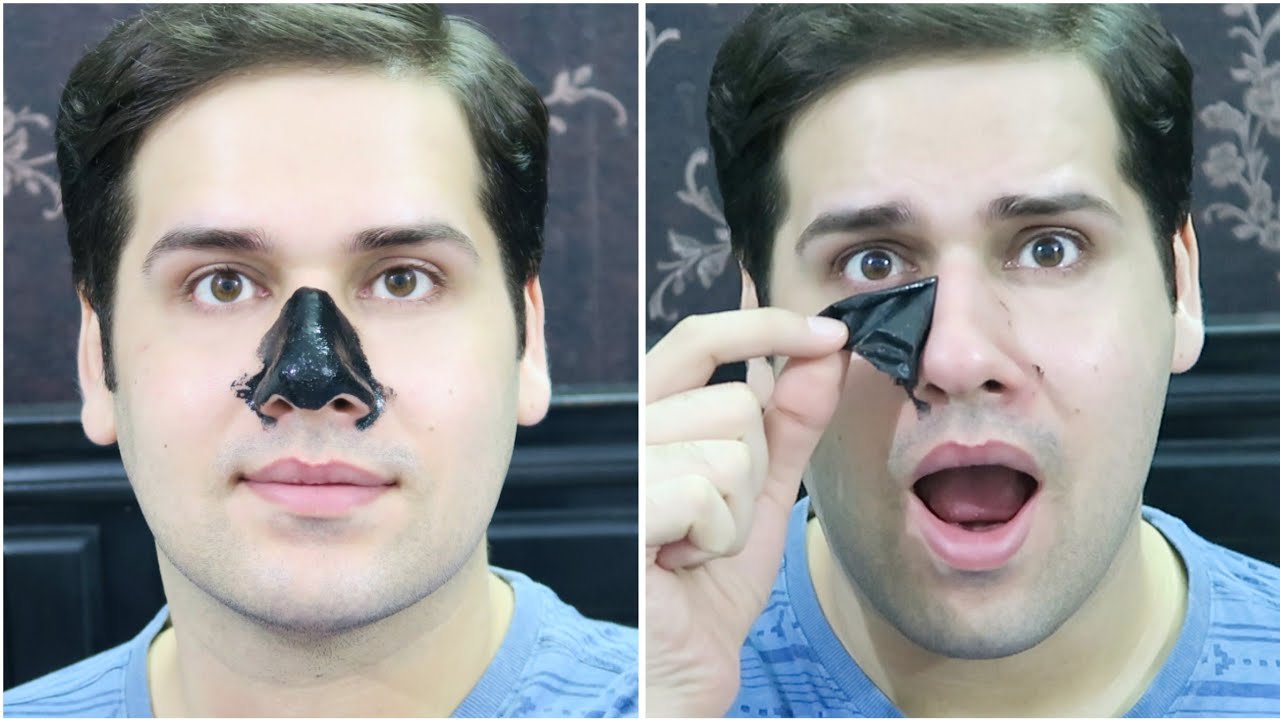 First time using a Charcoal Black Peel off Mask