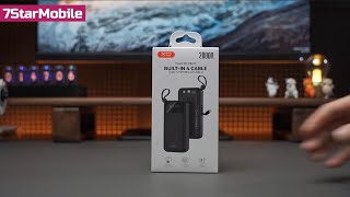 XO PR279 Power Bank 20000mAh 10W Built-in 4 Cable (with cable USB, Micro, Type-C, Lightning)