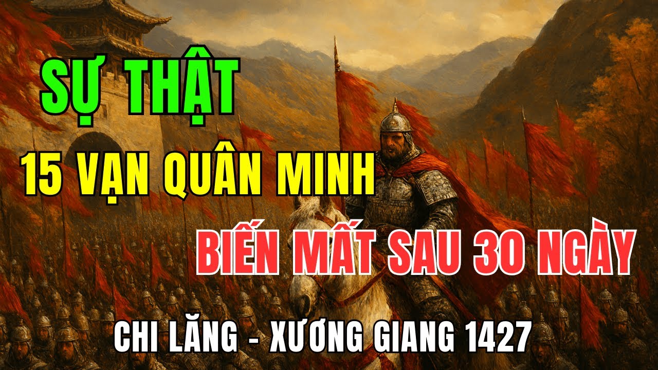 Bí mật chiến lược Lê Lợi: 30 ngày quét sạch 15 vạn quân Minh