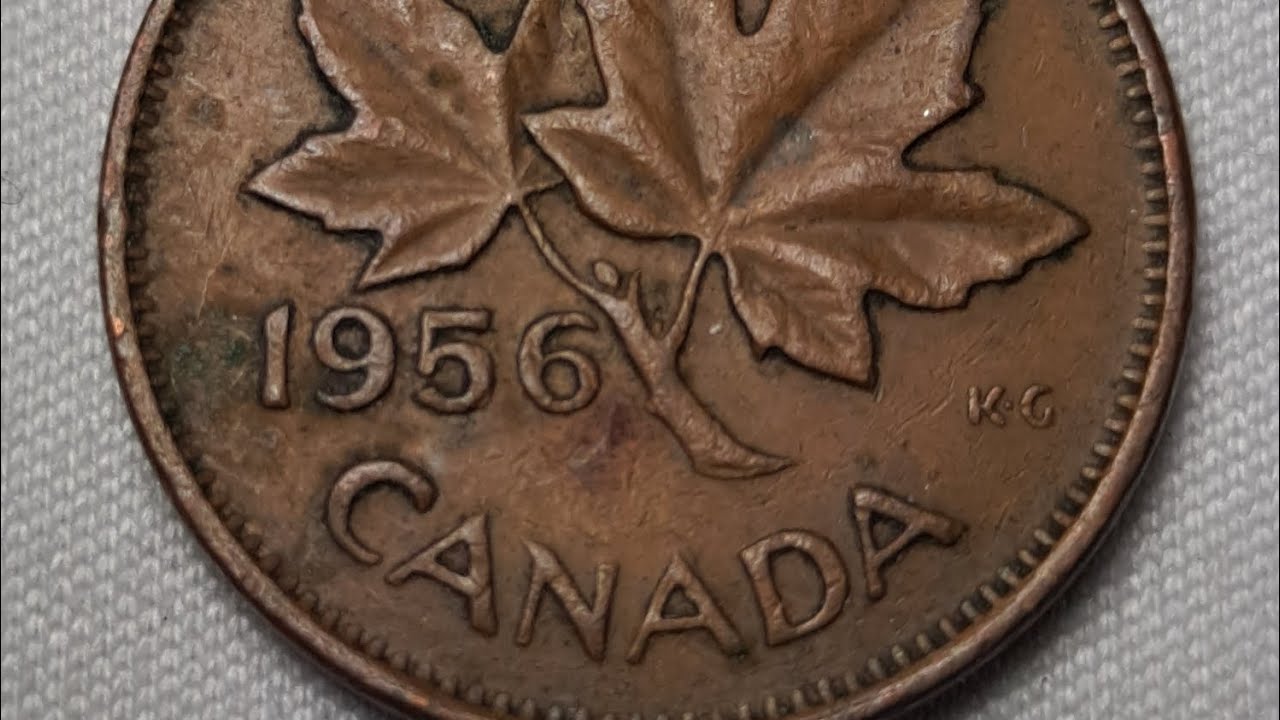 1956 Canadian Penny YouTube