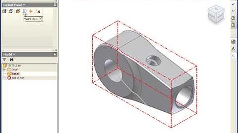 Autodesk Inventor Base Solids Editing Part 1