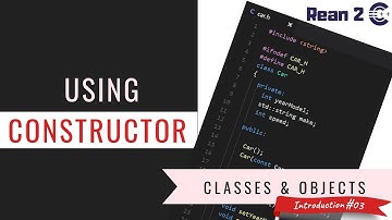 រៀនពីC++ | Using constructors | Classes & Objects[ Intro#03 ] (ភាសាខ្មែរ)