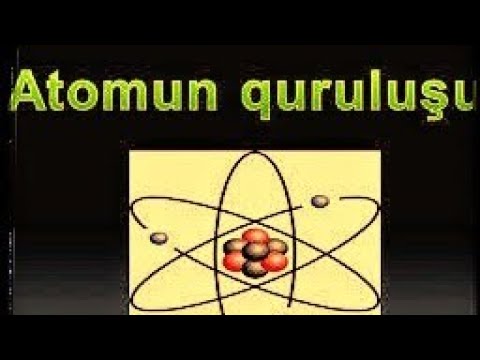 Kimya-Dövrü qanun,Atomun quruluşu dərs izahı