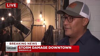 Downtown Greenville busy with people searching for places to buy food