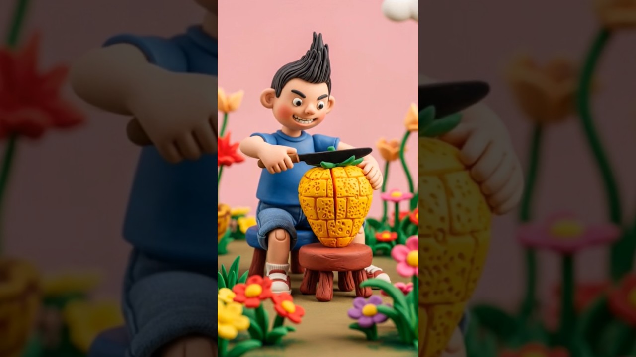 Cutting a Yellow Brick Strawberry 🍓💛 | Ultra Crunchy Brick 