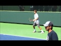 Ryan harrison practicing