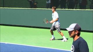 Ryan Harrison Practicing