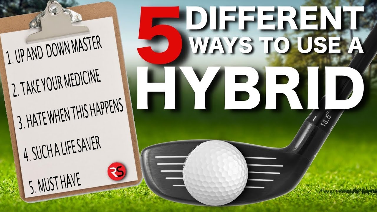 5 façons différentes d'utiliser les hybrides sur le terrain de golf - Rick Shiels